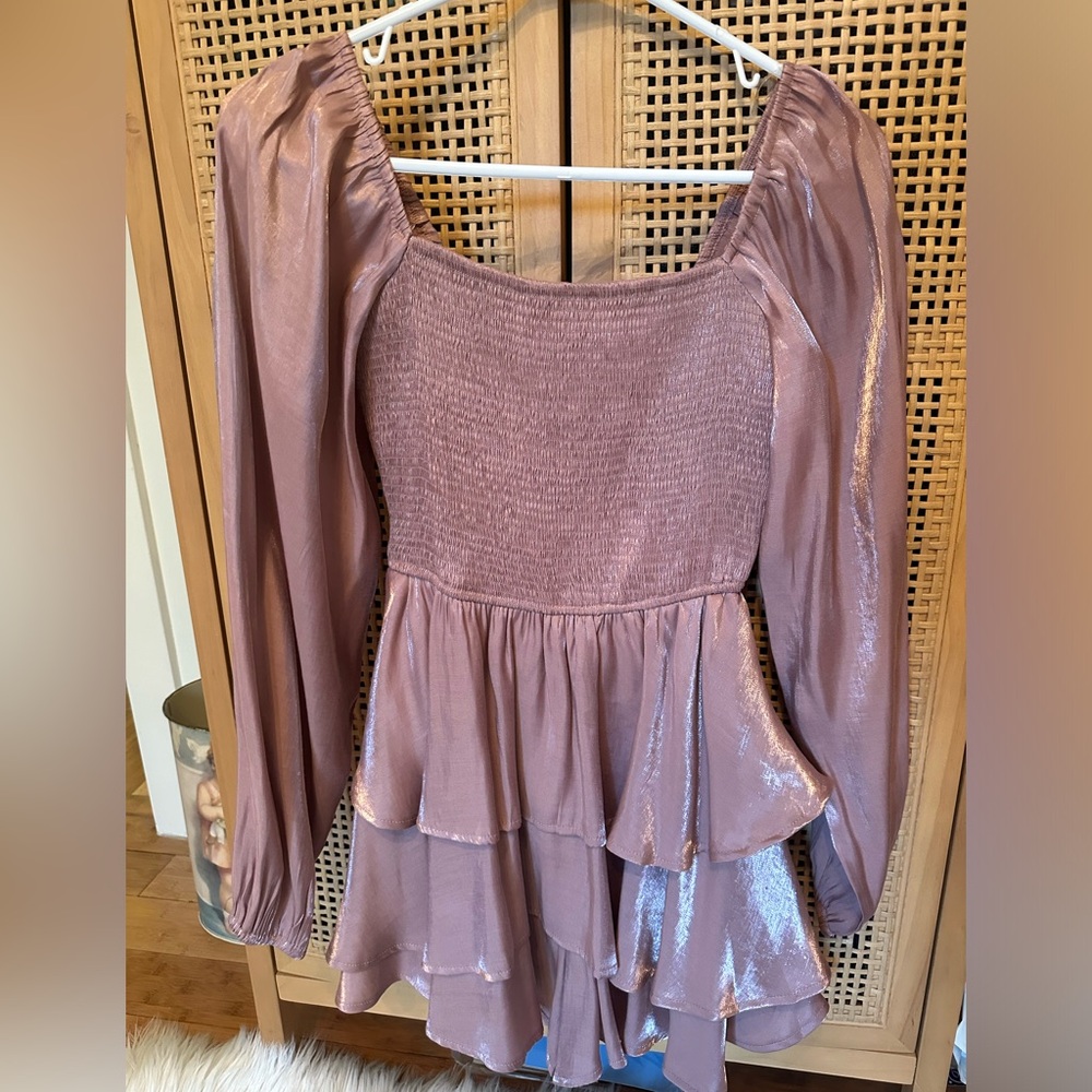 NTW Entro pink dress with built in shorts